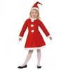 Girls Santa Claus Costume Set