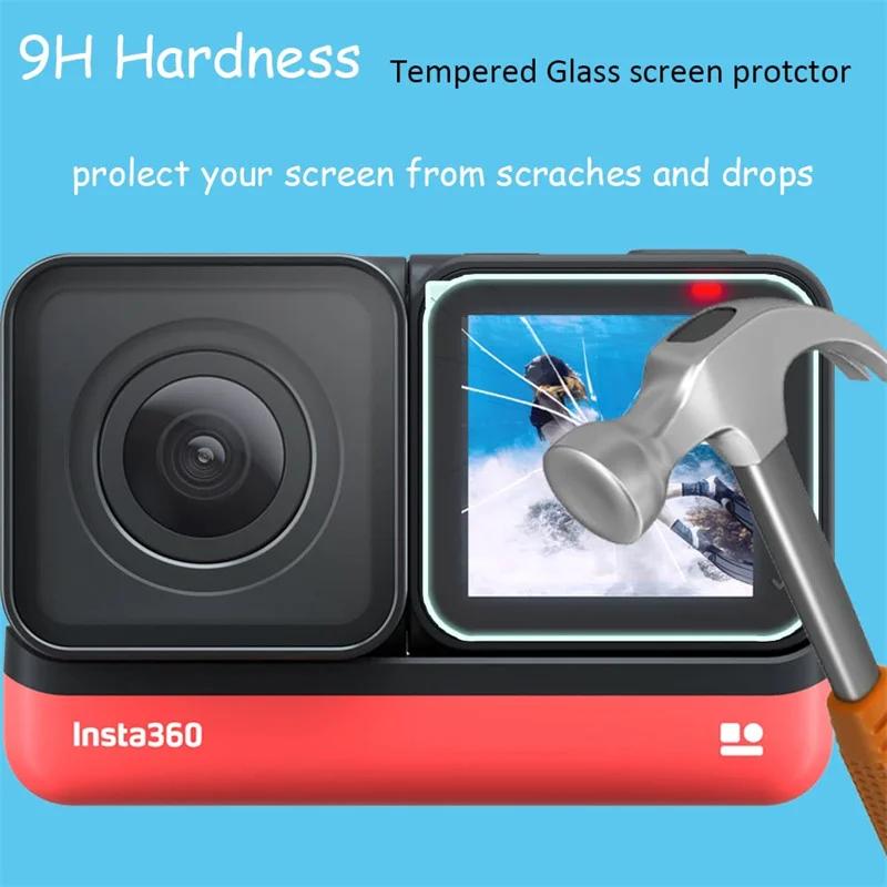 9H Tempered Glass for Insta360 ONE R for Insta 360 ONE R 4k Wide Angle Lens Camera LCD Screen Protector Protective Glass Film