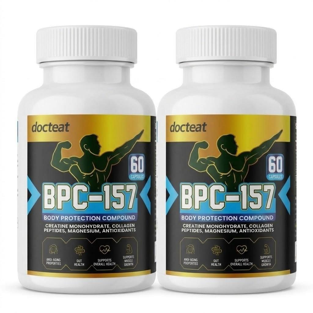 Docteat BPC-157 1000 мкг – Поддержка здоровья кишечника и восстановления мышц (60 капсул)