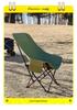High Back Reclining Moon Chair & Portable Picnic Table Set
