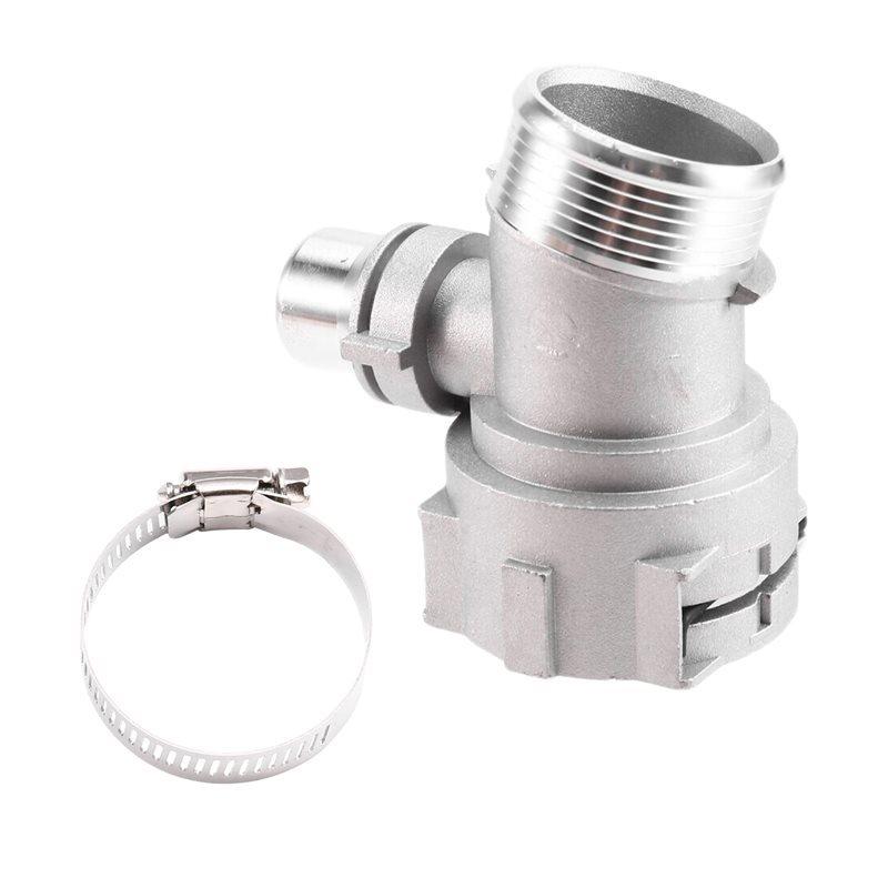 17128602870 Aluminum Car Upper Radiator Coolant Hose Connector For BMW 530I 2.0L 540I 3.0L 2017-