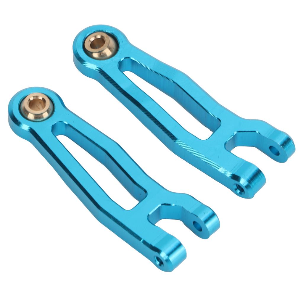 2Pcs RC Car Swing Arm Reduce Bumps High Strength RC Metal Swing Arm for SG1603 SG1604 UD1601 UD16024 1 16 RC CarBlue