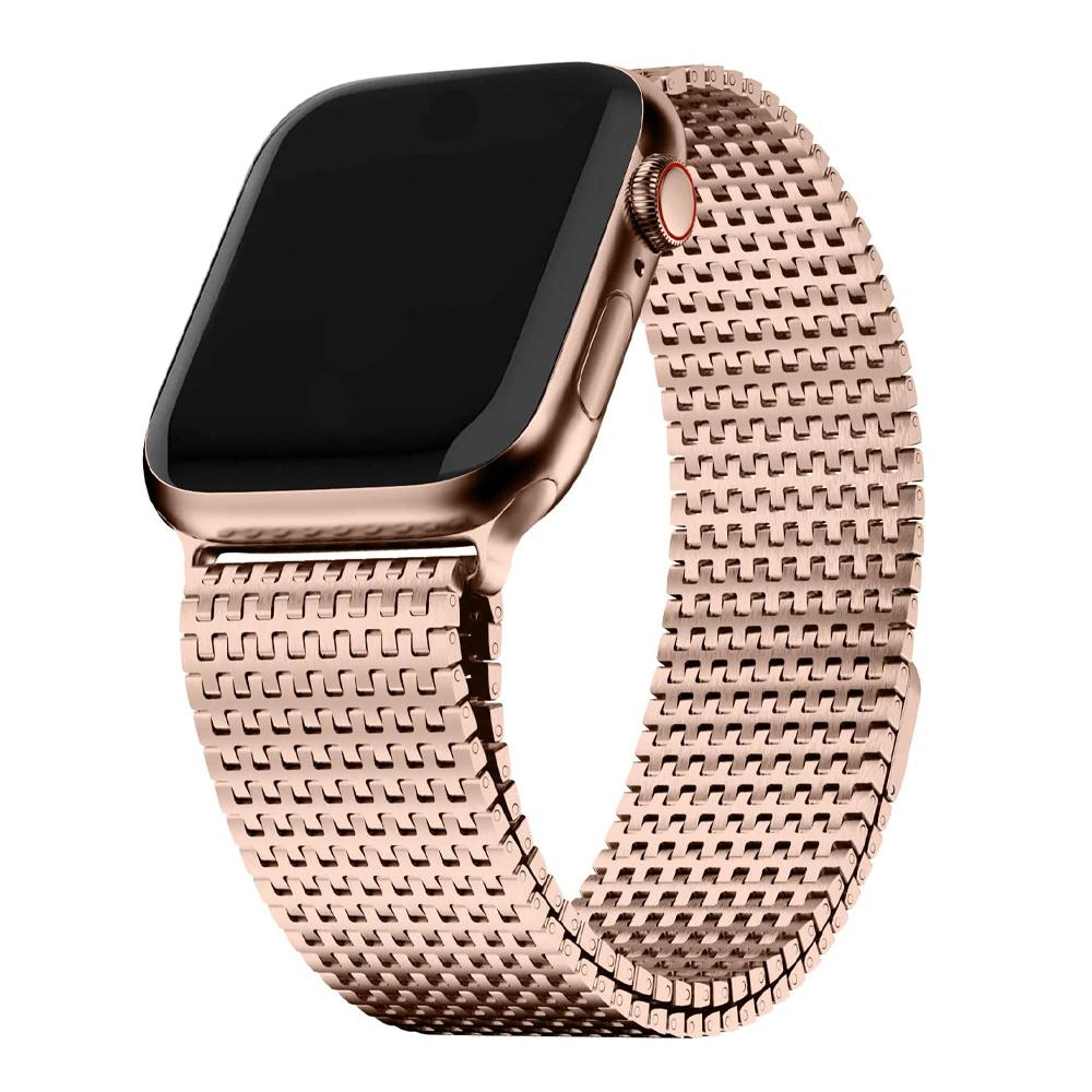 Магнитный ремешок для Apple Watch 11 10 9 Ultra 3/2 49мм 46 45 41мм 42мм Роскошный миланский плетеный ремешок для iWatch Series 6 5 SE 40 44мм