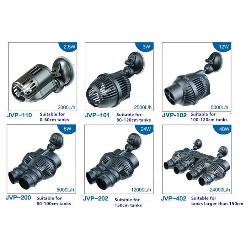 JVP-402A JVP-202A JVP-201A JVP-101A Водяной насос Аквариумный генератор волн Помпа для аквариума Аквариумный генератор волн
