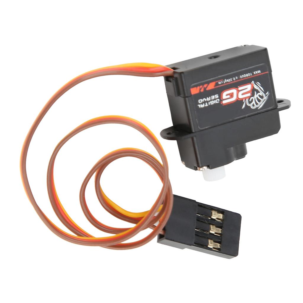 RC Digital Servo Set 2G Plastic Gear Servo for 1/24 RC Car Airplane FixedWing Helicopters