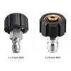 High Pressure Washer Car Washer Brass Connector Adapter 1/4 3/8 Quick Connect Male To M22 14 15 Female Car Washing Part