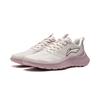 Li-Ning Модные Дышащие Мягкие Упругие Беговые Кроссовки Женская Сникерс Бело-Песочно-Серый Кварцево-Розовый ARSW118-3