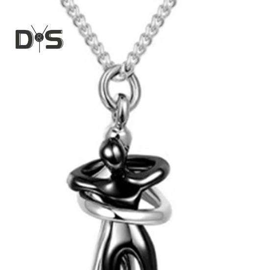 Ожерелье для объятий в виде пары, романтическое ожерелье с символом любви, подарок на годовщину Дня святого Валентина для жены, девушки, свиданий, повседневной одежды, украшения на шею