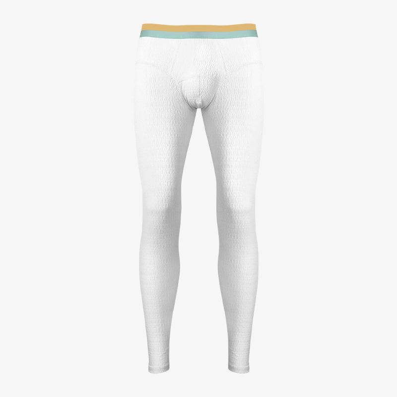 Тонкие мужские осенние и зимние теплые брюки - модные хлопковые леггинсы и трусы