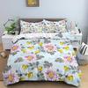 Leaves Duvet Cover Set 3D Flower Printed Bedding Set Comforter Cover With Pillowcase Single Twin King Queen Bedclothes 2/3Pcs