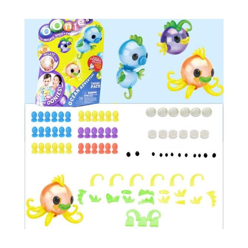 Oonies Refill Pack Sticky Ball Bubble Inflator Kids Diy Educational Toy