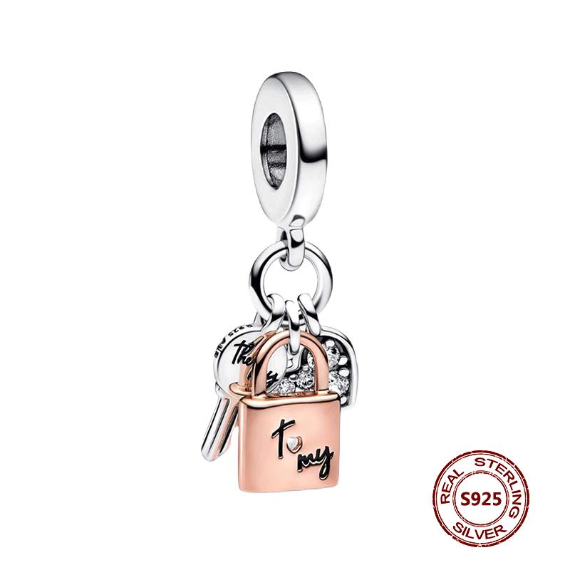 Подвески-хамелеоны, подходят модные оригинальные браслеты, серебро 925 пробы, циркон, осьминог, черепаха, бусина, бабочка, светлячок, подвеска, DIY изготовление ювелирных изделий