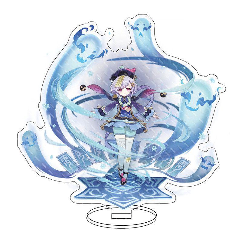 Изысканная акриловая подставка для фигурки Genshin Impact Барбатос Кэ Цин Барбара для демонстрации и декора