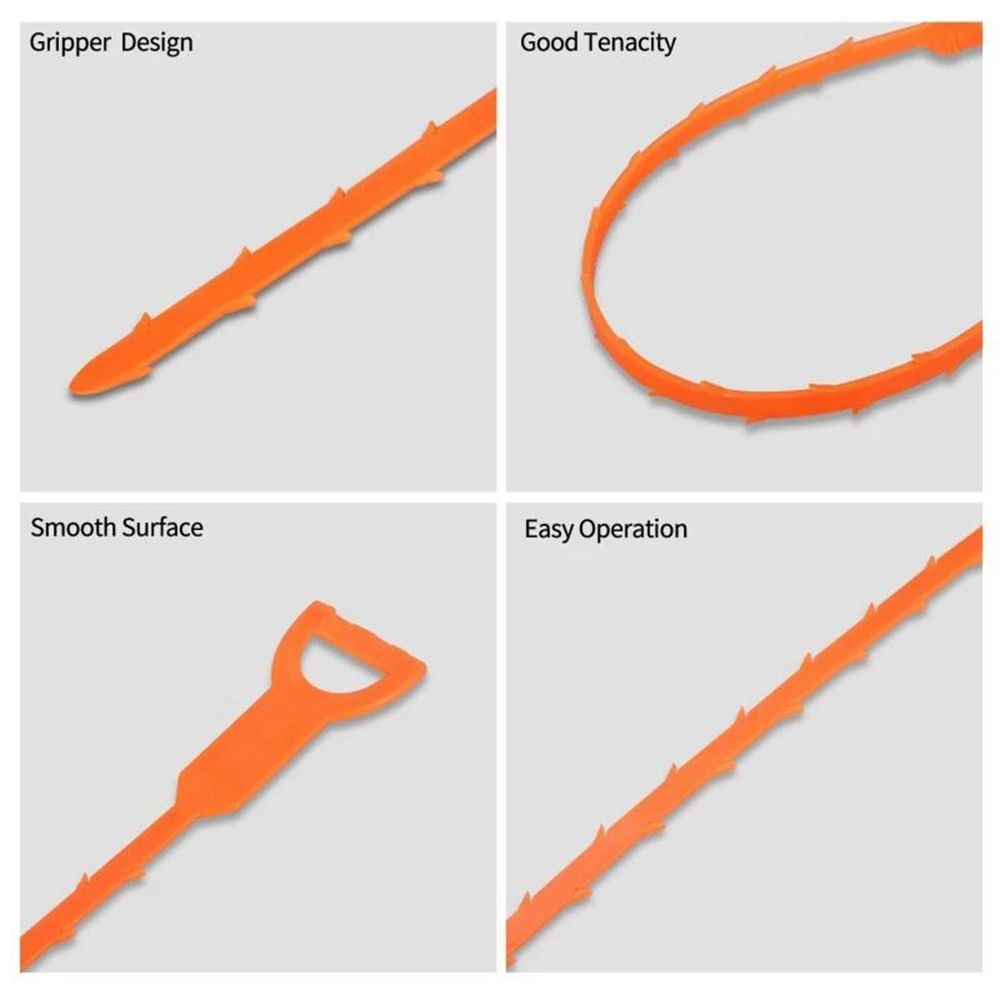 The Pipes Kitchen Sink Blockage Clear Hair Sucker Cleaning Tool Cleaning Hook Duct Unblocker