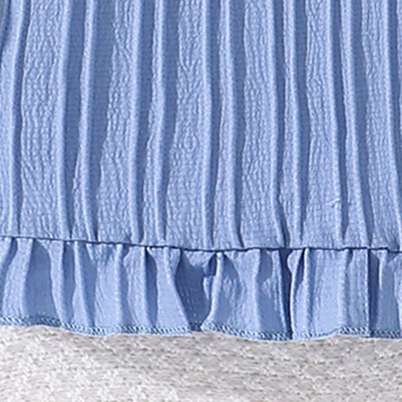 Комбинезоны для девочек, летняя детская одежда, модный синий комбинезон с подтяжками в полоску, шорты для детей 4, 5, 6, 7 лет