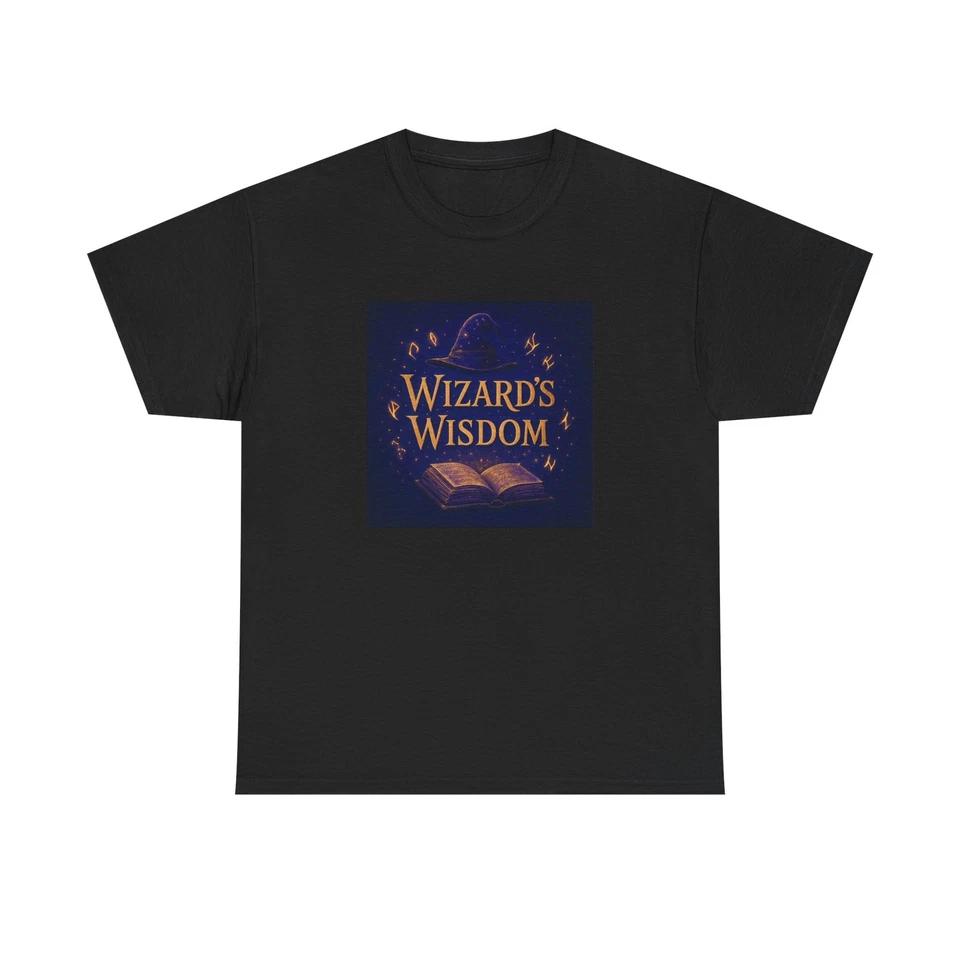 Unisex Adult T Shirt Wizard’s Wisdom Magic Spells Enchantment