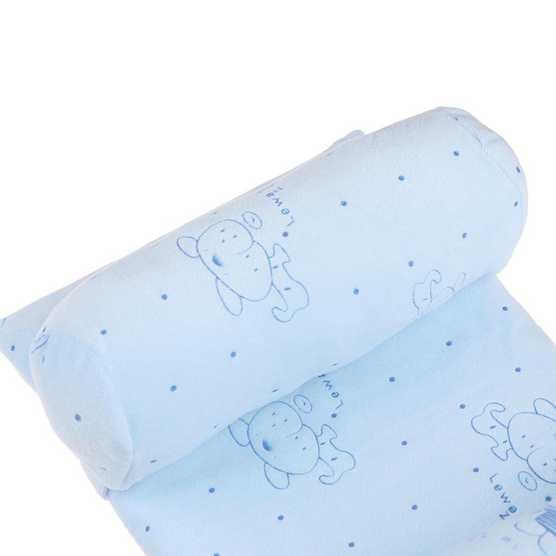 Infant Cotton Soft Pillow Prevent Flat Head Anti Roll Cushion Sleeping Support