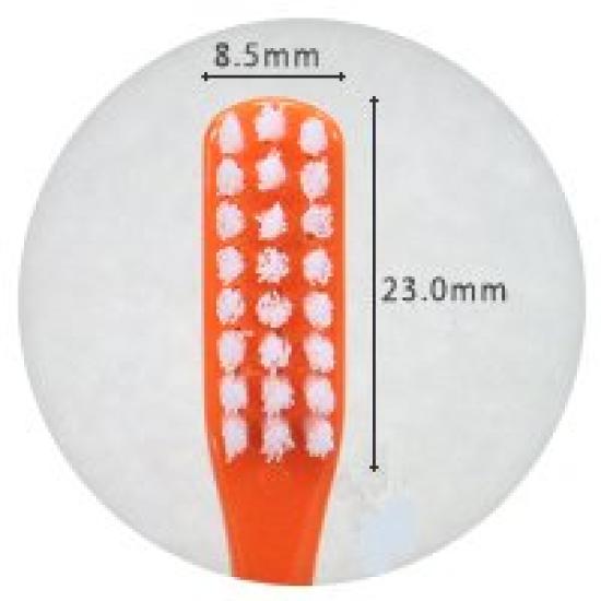 Зубная щетка No Cap Tuft 24 x 25 шт. S Желтая