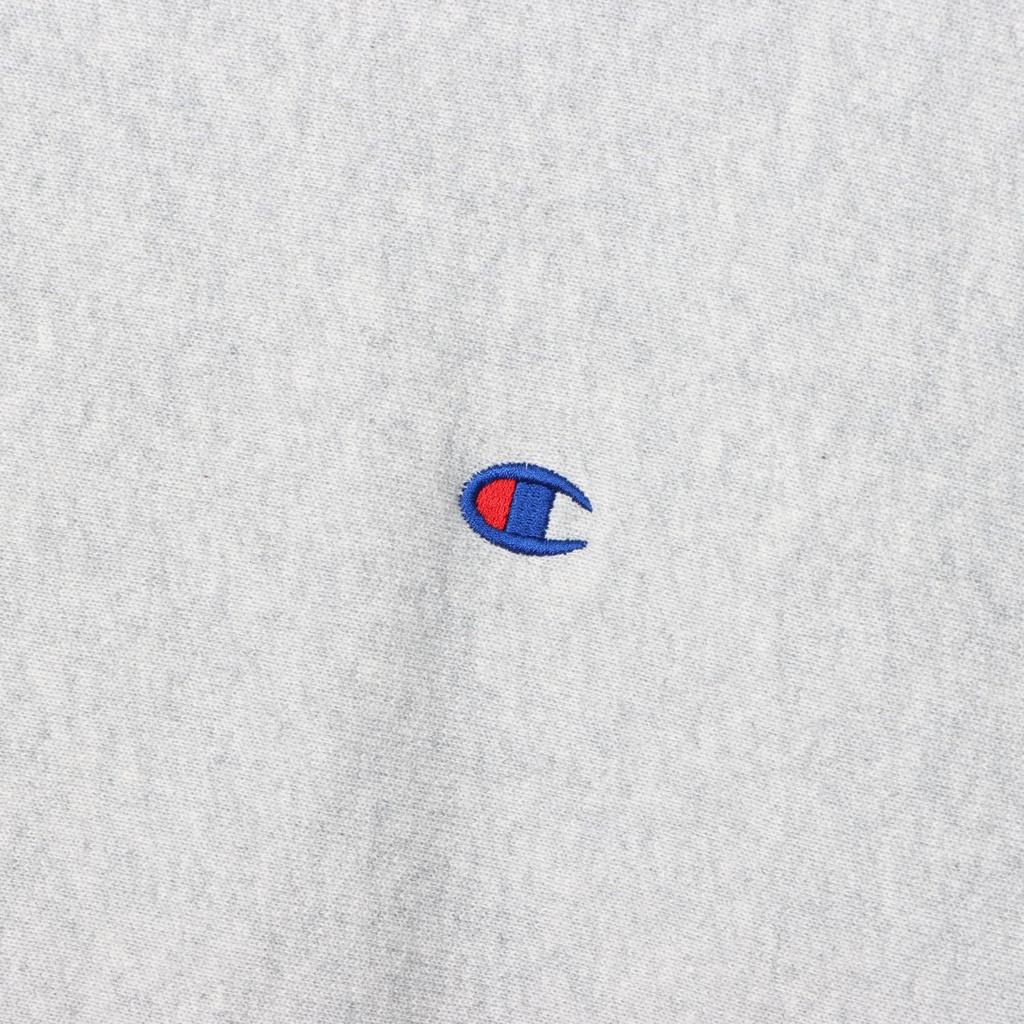 Толстовка с длинным рукавом, круглым вырезом, подкладкой из матовой ткани, логотипом One Point, круглым вырезом, толстовка с обратным серебристо-серым узором M [Champion] 11,5 унций плетения(р) Ткать(р) С3-Y033