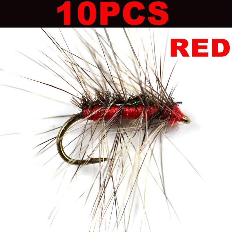 Приманка для рыбы в виде сухих мух, 10 штук
