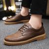 New Dress Shoes Man Business Spring Autumn Leather Casual Office Social Shoe for Men Footwear Elegant and Classic 39 Clothing
