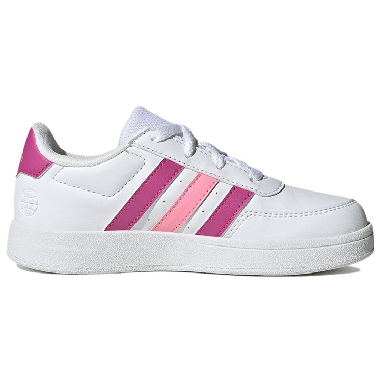 Adidas Neo Breaknet 2.0 Non-Slip Low-Top Kids Skate Shoes Kids Sneakers White Pink HP8959