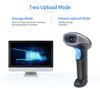 Handheld Barcode Scanner 1D Code Scanner 2.4G Wireless & USB Wired Bar Code Reader Compatible with
