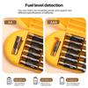 Battery Storage Case Holder with Electric Quantity Detection Battery Organizers Storage Case Holder for 12 AA 12