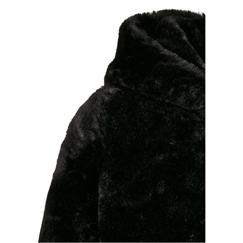 Urban Classics Girls Teddy Fleece Hooded Coat