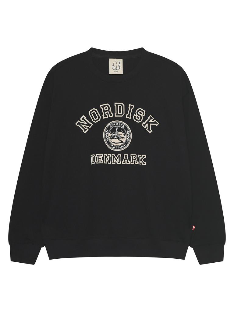 Свитшот NORDISK с надписью Varsity - U_Black