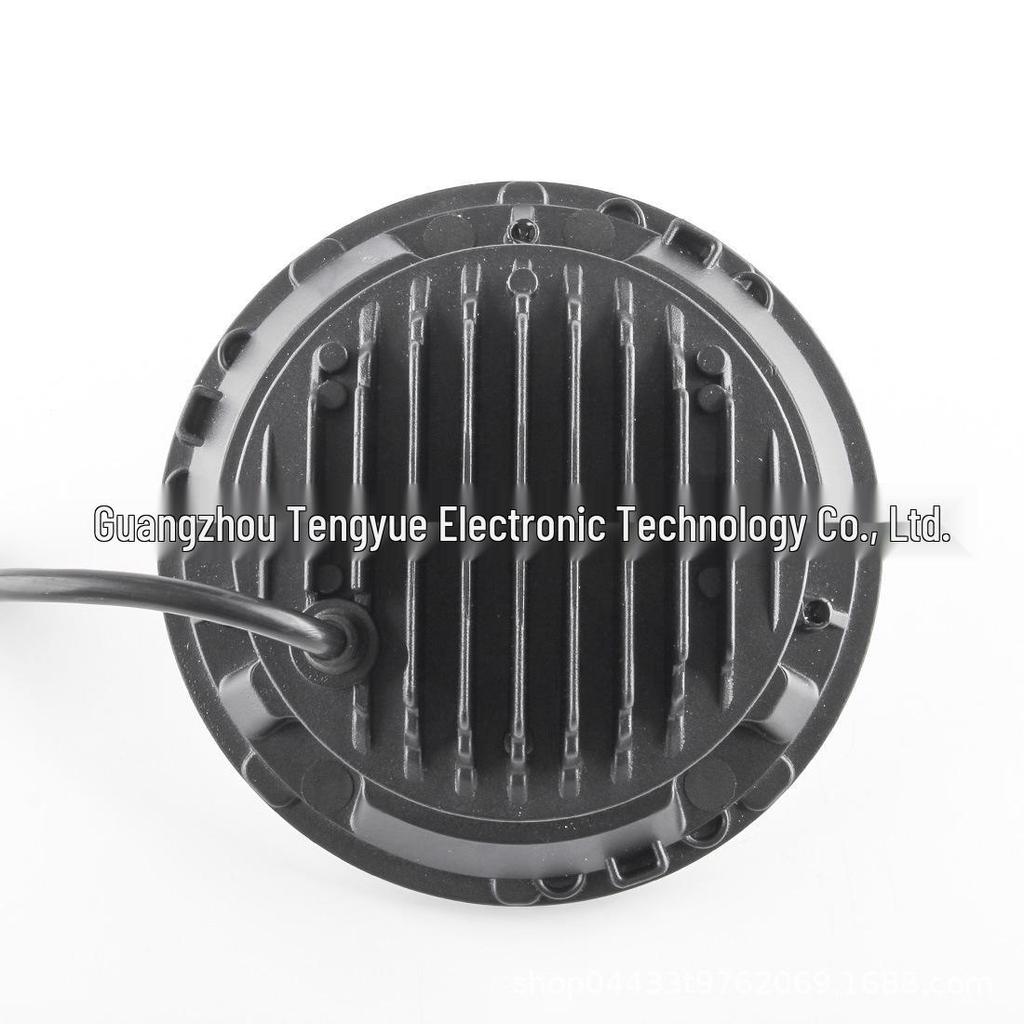 45 Вт 7-дюймовая светодиодная фара полного круга для Jeep и Harley с белым/желтым ДХО, дальним и ближним светом