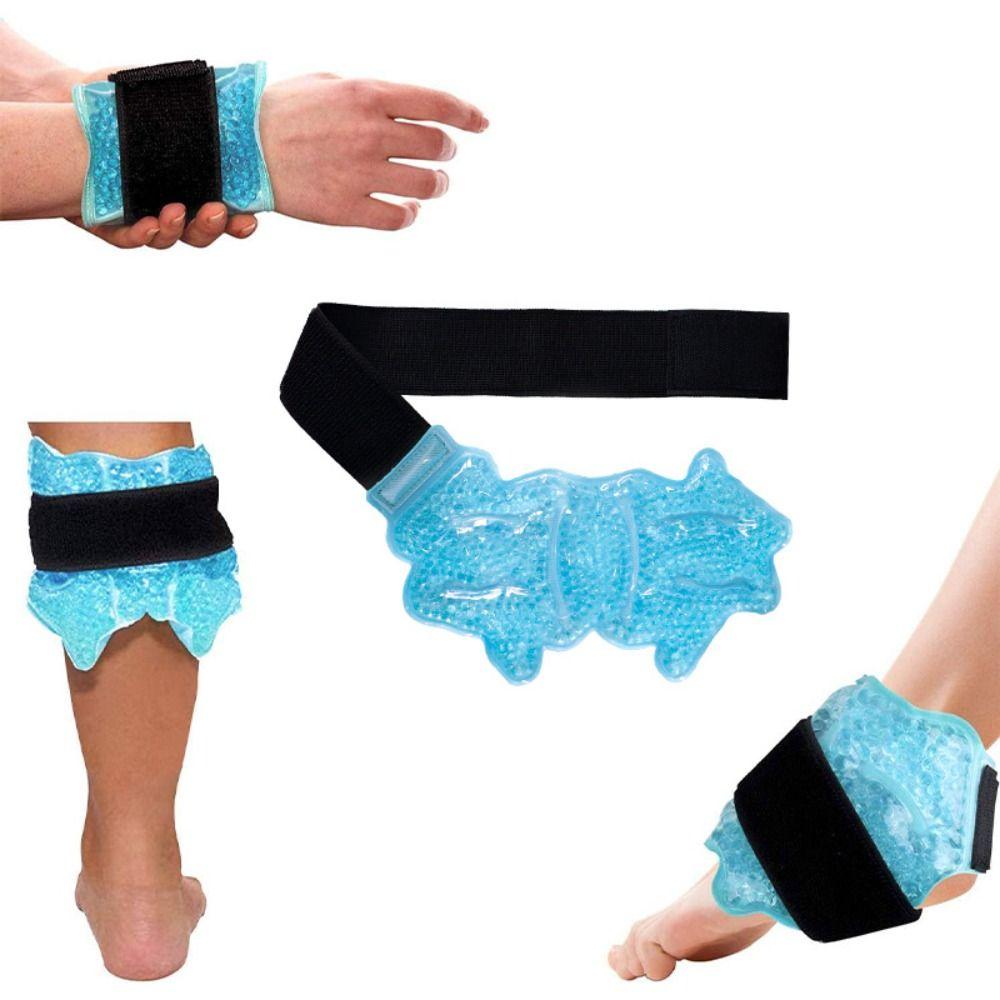 Reusable Ankle Ice Pack Hot Cold Gel Gel Ankle Wrap Sports Foot Ice Pack Injuries Recovery