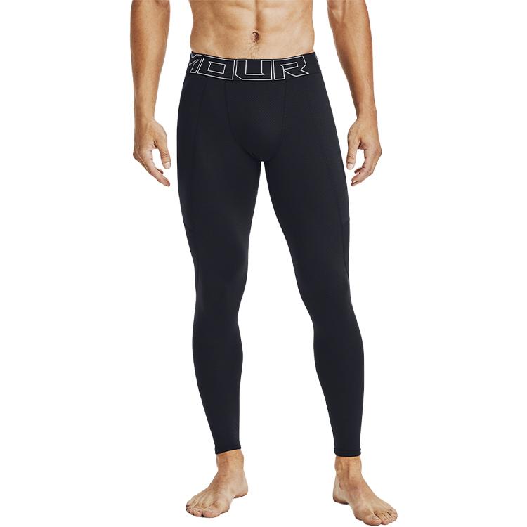 Under Armour Однотонные спортивные длинные брюки мужские, черные 1357367-001