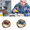 Miniature 0.36 Inch Voltage Gauge Easy To Read Screen Digital Voltmeter for Automotive & Motorcycle Circuit Testing
