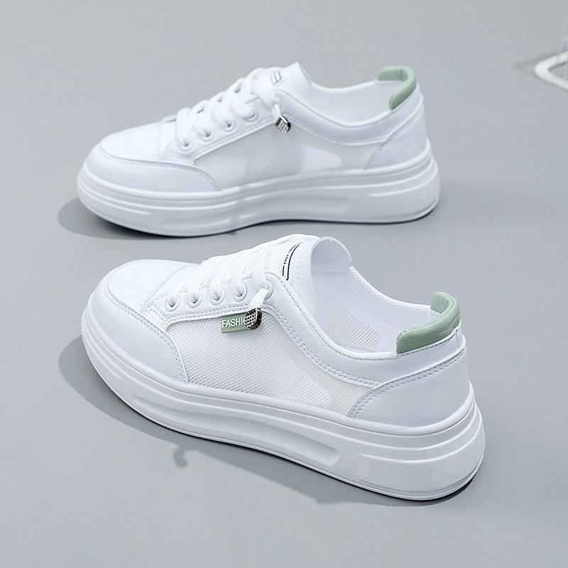 Модные женские теннисные кроссовки, модная дышащая повседневная обувь, маленькие белые туфли, мокасины, легкая нескользящая обувь для доски, лето