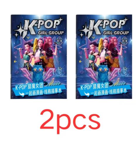 hot 40 page KPO Witch Hunt Rumi Mira Zoey children's and adult anime character drawing practice book drawing coloring book-