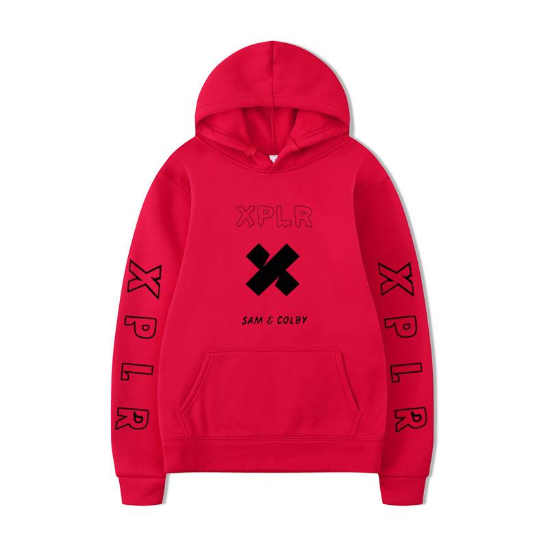 Autumn Winter Sam and Colby Printed Men's Hoodie Brand Hoody Clothes Vintage Fashion Casual Unisex Long Sleeve Pullovers