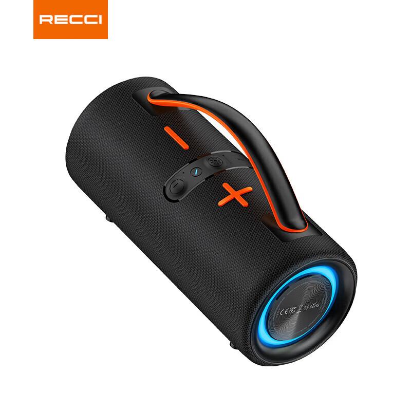Портативная Bluetooth-колонка Recci RSK-W49, штекер CN (адаптер в комплекте)