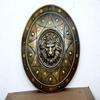 Medieval Lion Face Knight Armor Shield Solid Steel Home Decor Also for Halloween Best Gift 300 Movie Spartan Shield Replica