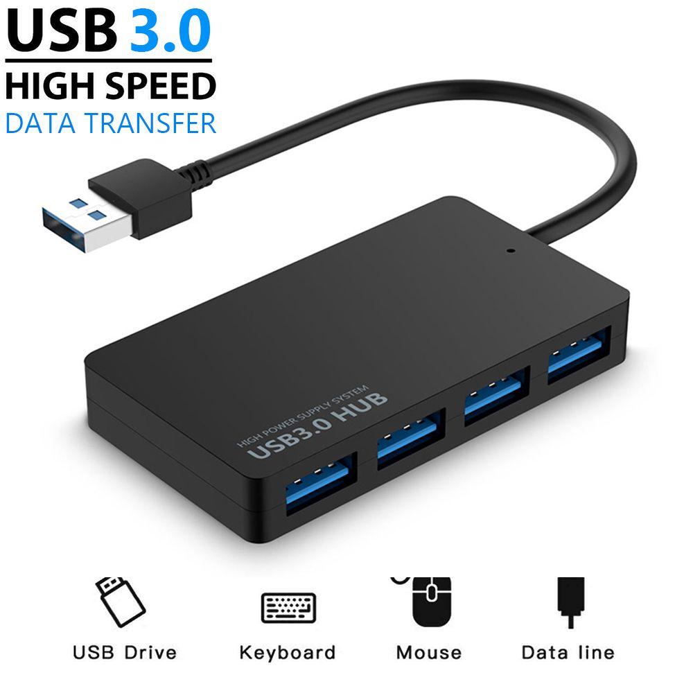 Professional Data Transfer 5Gbps High Speed USB 3.0 Hub Adapter 4 Ports Splitter Expander