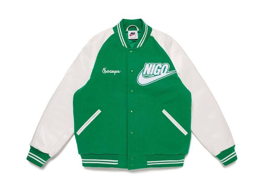 XX28JK004/FV5670-310 NIGO Nike NRG Спортивная куртка Зеленыйi14NIGOi14