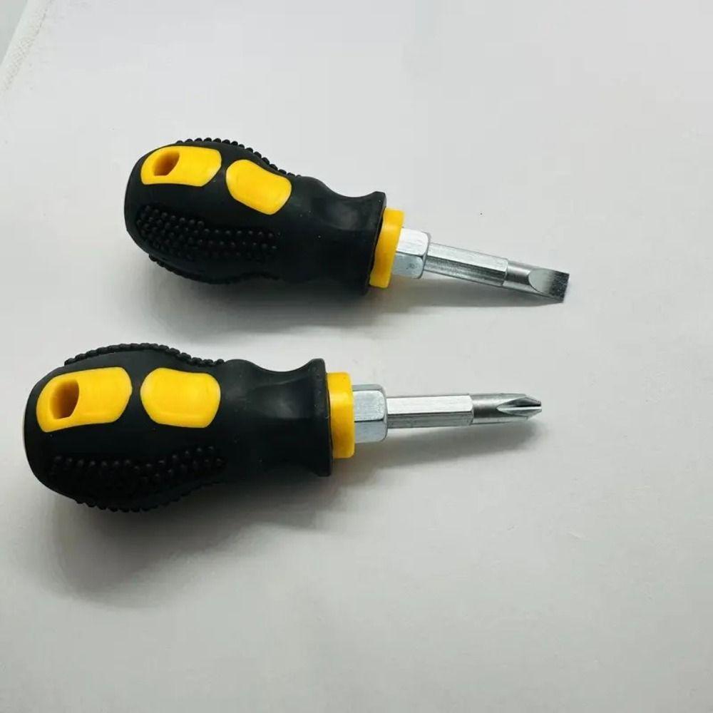 Compact Radish Head Screwdriver Phillips Slotted Screwdriver Mini Screwdriver DIY