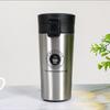 Coffee Cup Stainless Steel 380ML Thermo Bottle Car Thermal Cup Outdoor Sports Vacuum Flask Keeps Cold and Heat Thermal Mug