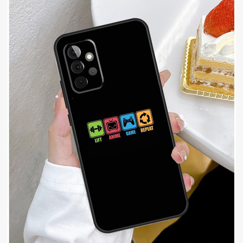 Фитнес-чехол для бодибилдинга и тренажерного зала для Samsung Galaxy A15 A25 A35 A55 A51 A71 A12 A32 A52 A13 A33 A53 A14 A34 A54