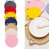 Woven Linen Cat Ear-shaped Coasters Insulation Table Mats Anti-scalding Kitchen Pot Mats And Tea Coasters Kitchen Accessories