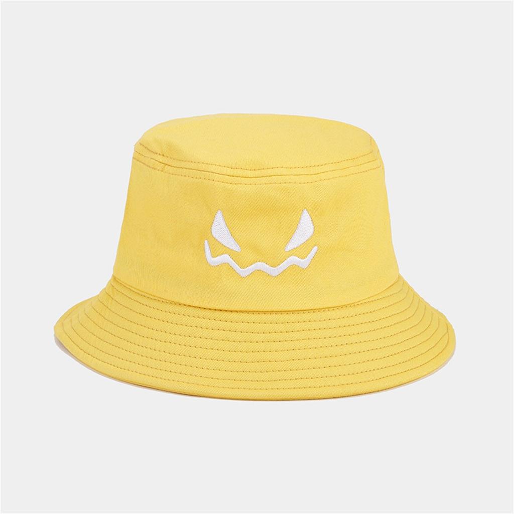 Шляпы на Хэллоуин для мужчин и женщин, вышитые двухсторонние панамы, шляпы от солнца