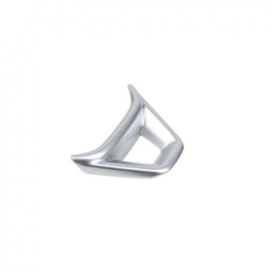 Silver Car Steering Wheel Decor Cover Trim For Chevrolet Trax 2023 2024 2025