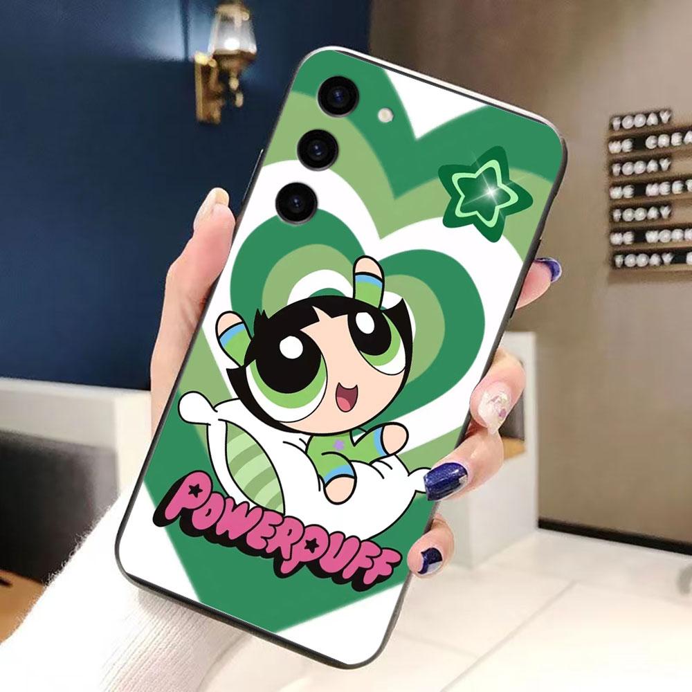 Чехол для телефона P-Powerpuff Girls для Samsung Galaxy S24 S23 S22 S21 S20 FE S25 LITE PLUS ULTRA 5G Силиконовый чехол Funda Shell