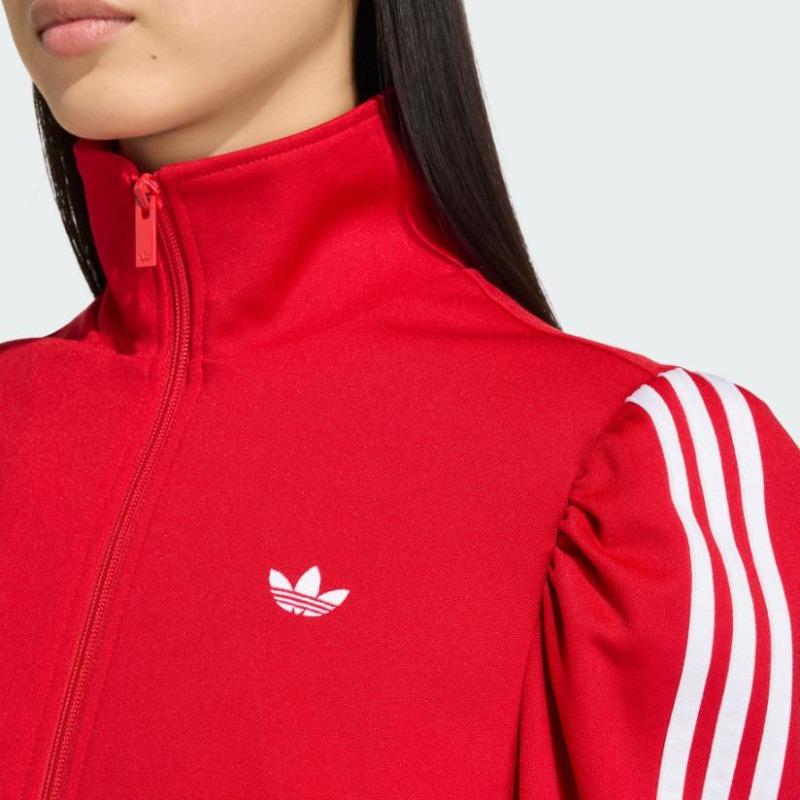 adidas Оригиналы Fb Fw25 Поднятый рукав Удобная Мягкая Кожаная Высокий воротник Полосатая Куртка Женские Куртки KS1363