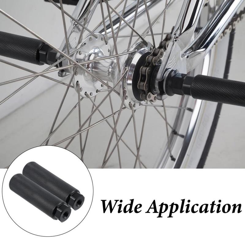 Bicycle Pegs Anti Skid Lead Foot For BMX Bike Fit 3/8'' Axle Footrest-Lever Bike Pegs Aluminum Alloy Bicycle Accessories